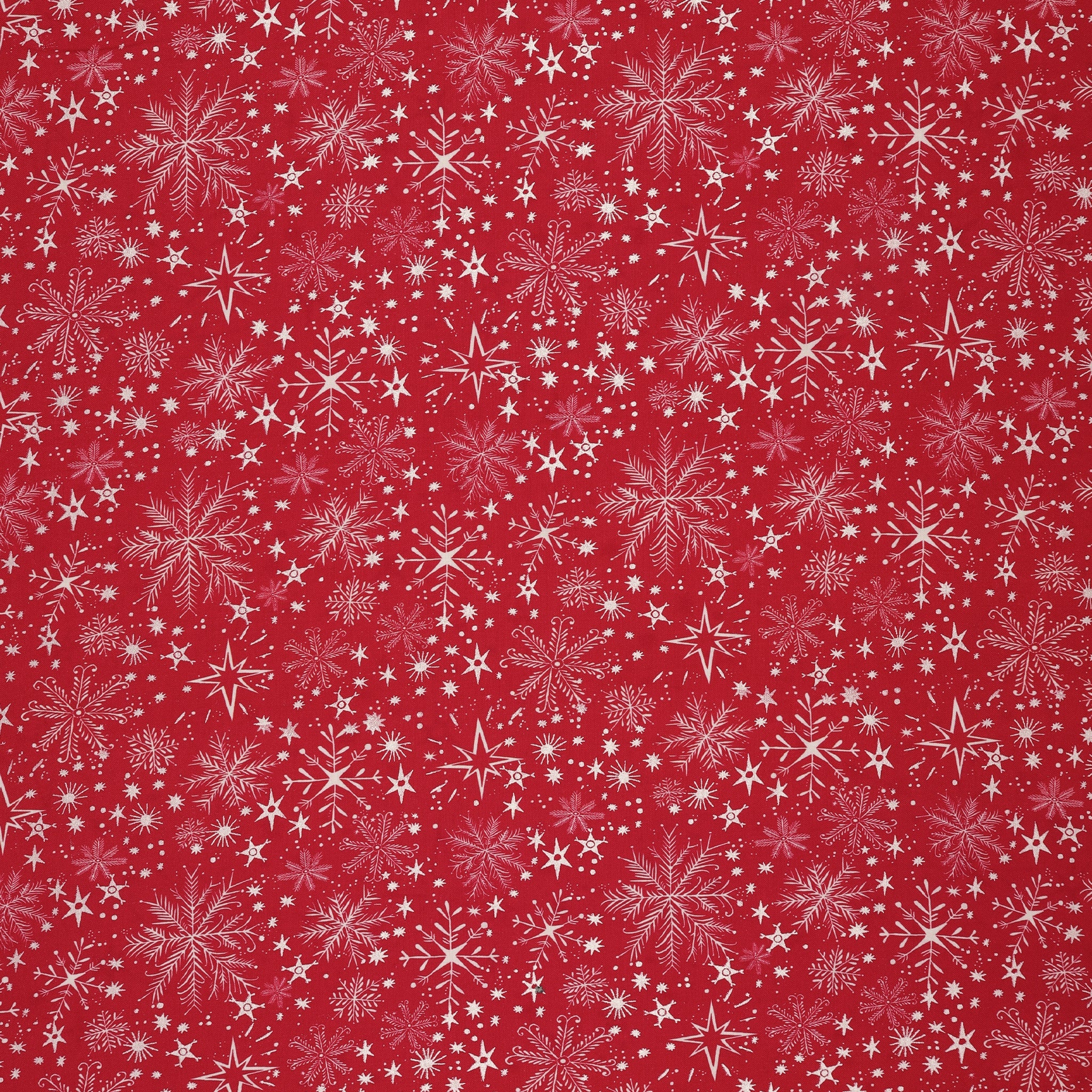 Magical Season Fabric Collection - Snow Frost Red