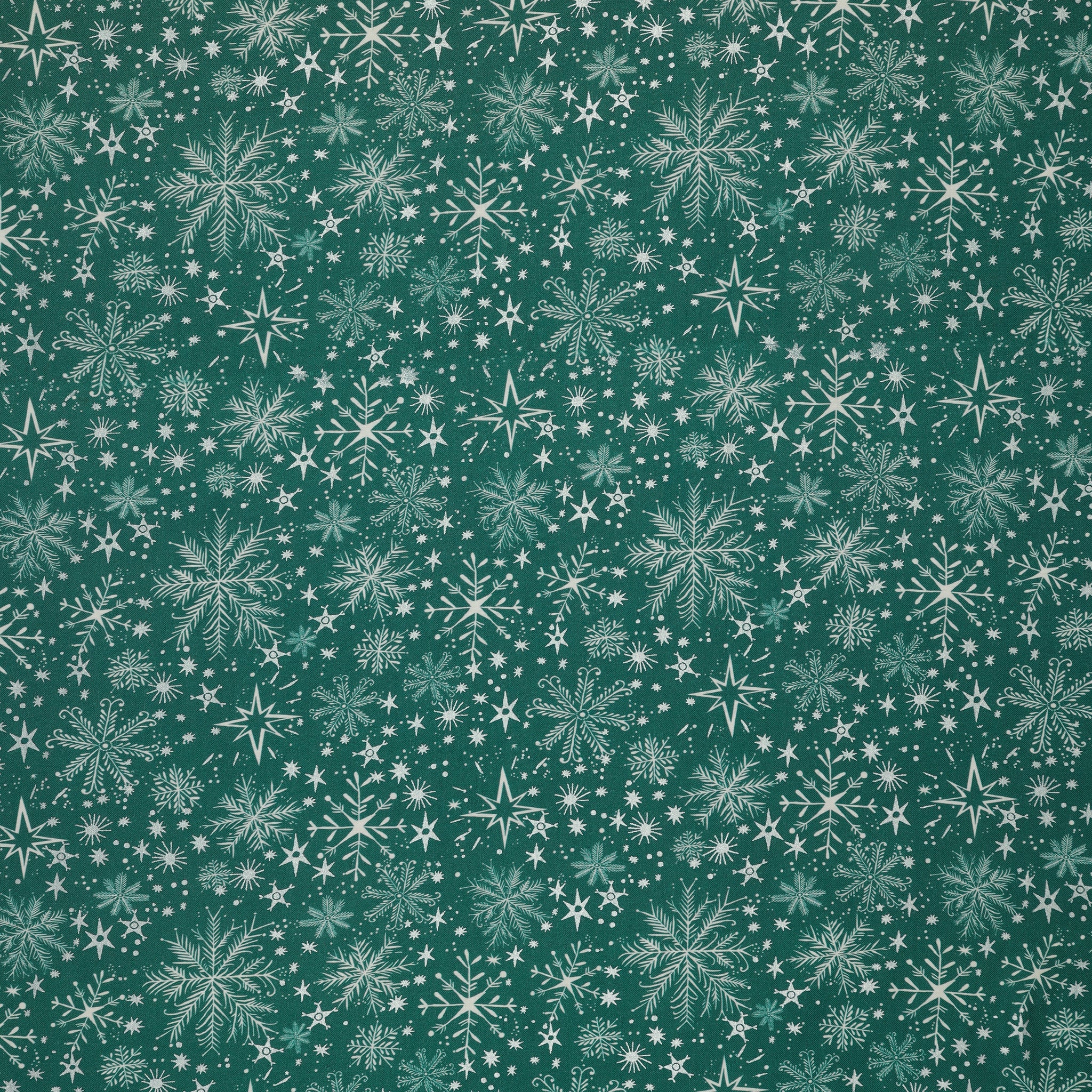 Magical Season Fabric Collection - Snow Frost Teal