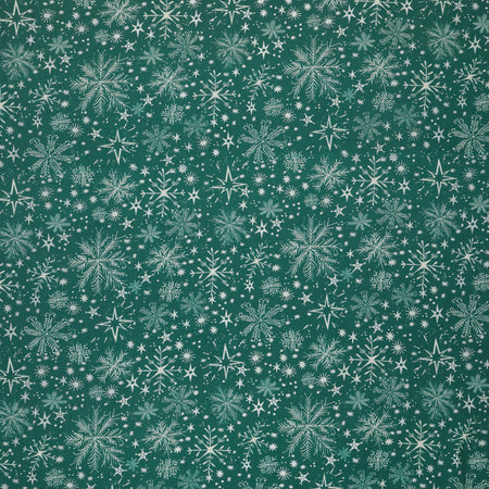 Magical Season Fabric Collection - Snow Frost Teal