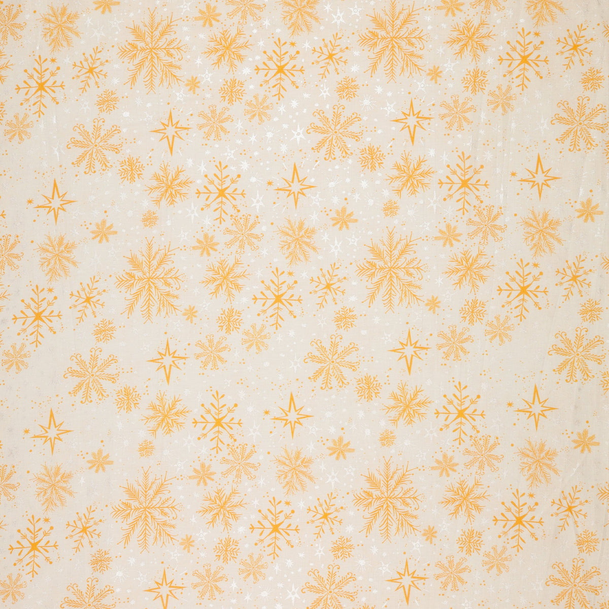 Magical Season Fabric Collection - Snow Frost White/Gold