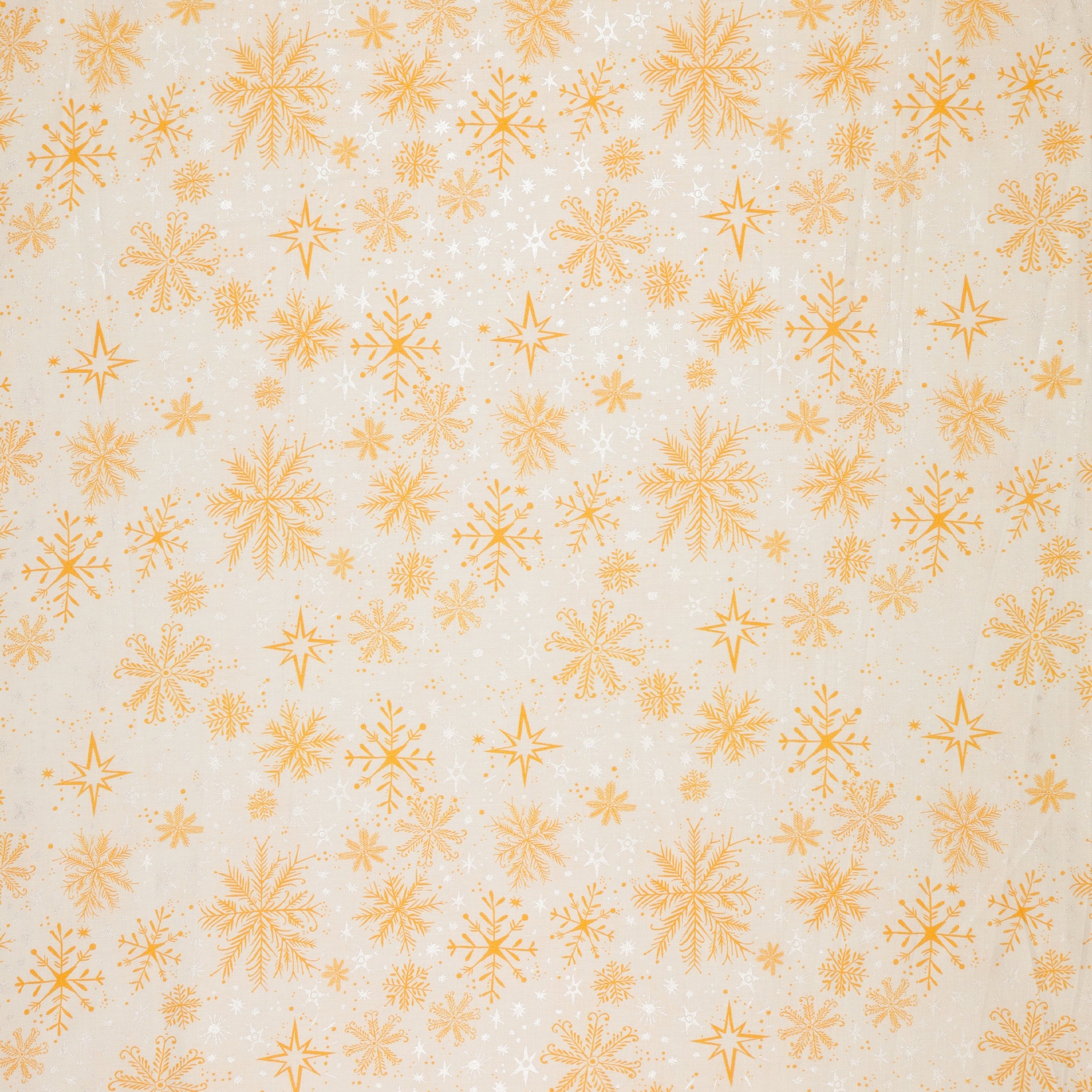 Magical Season Fabric Collection - Snow Frost White/Gold