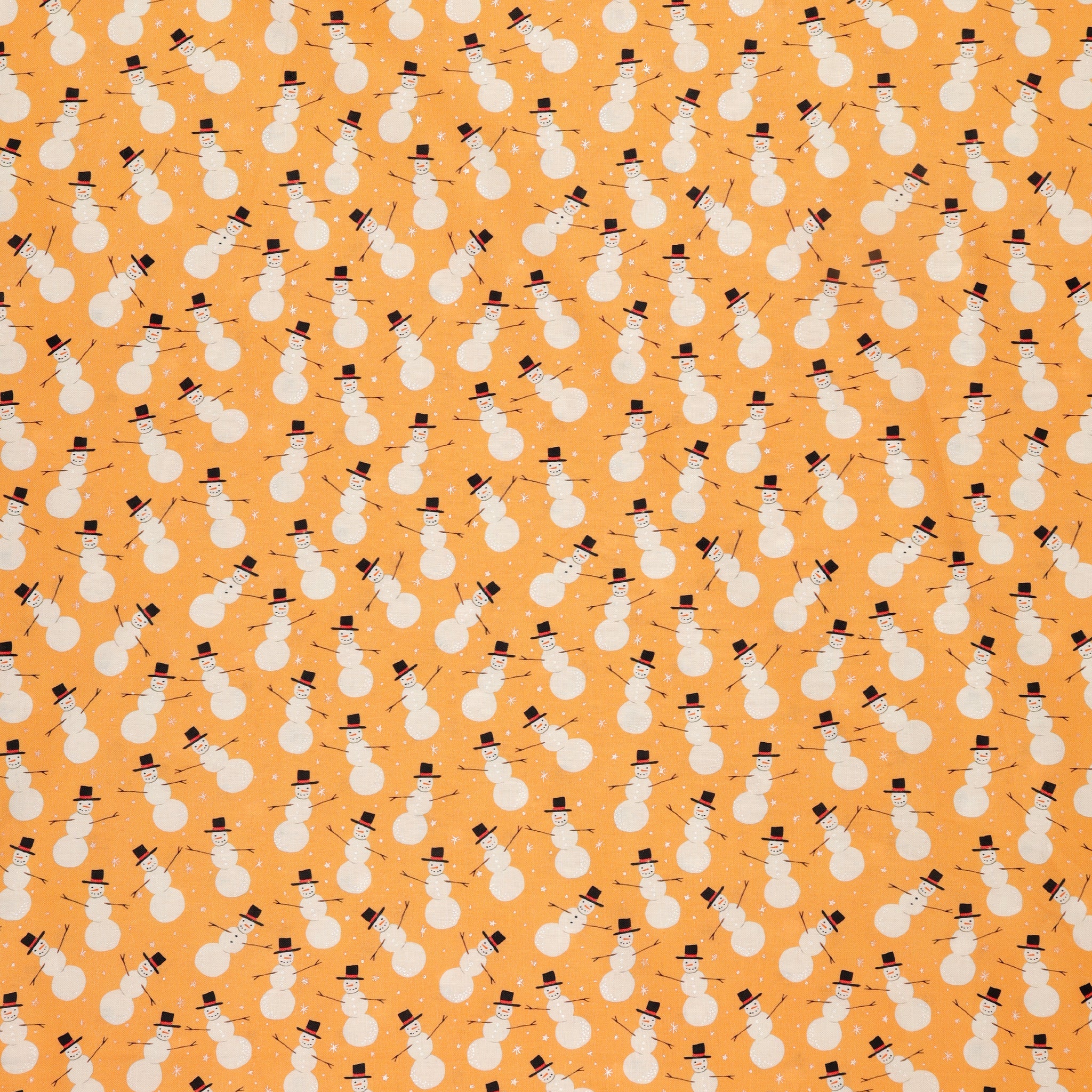 Magical Season Fabric Collection - Merry Snowman Gold