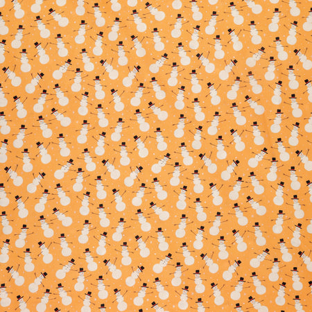 Magical Season Fabric Collection - Merry Snowman Gold