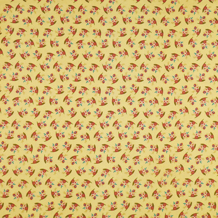 Follow Your Joy Fabric Collection - Tossed Roses Medium Citron