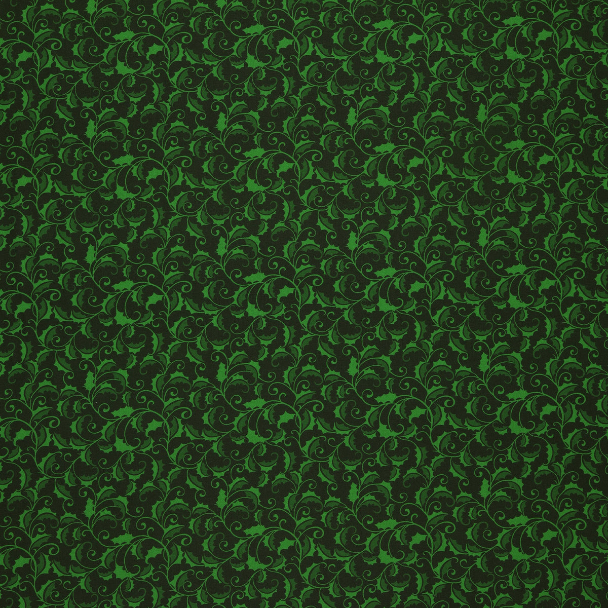 Merry Cats Fabric Collection - Merry Holly Forest