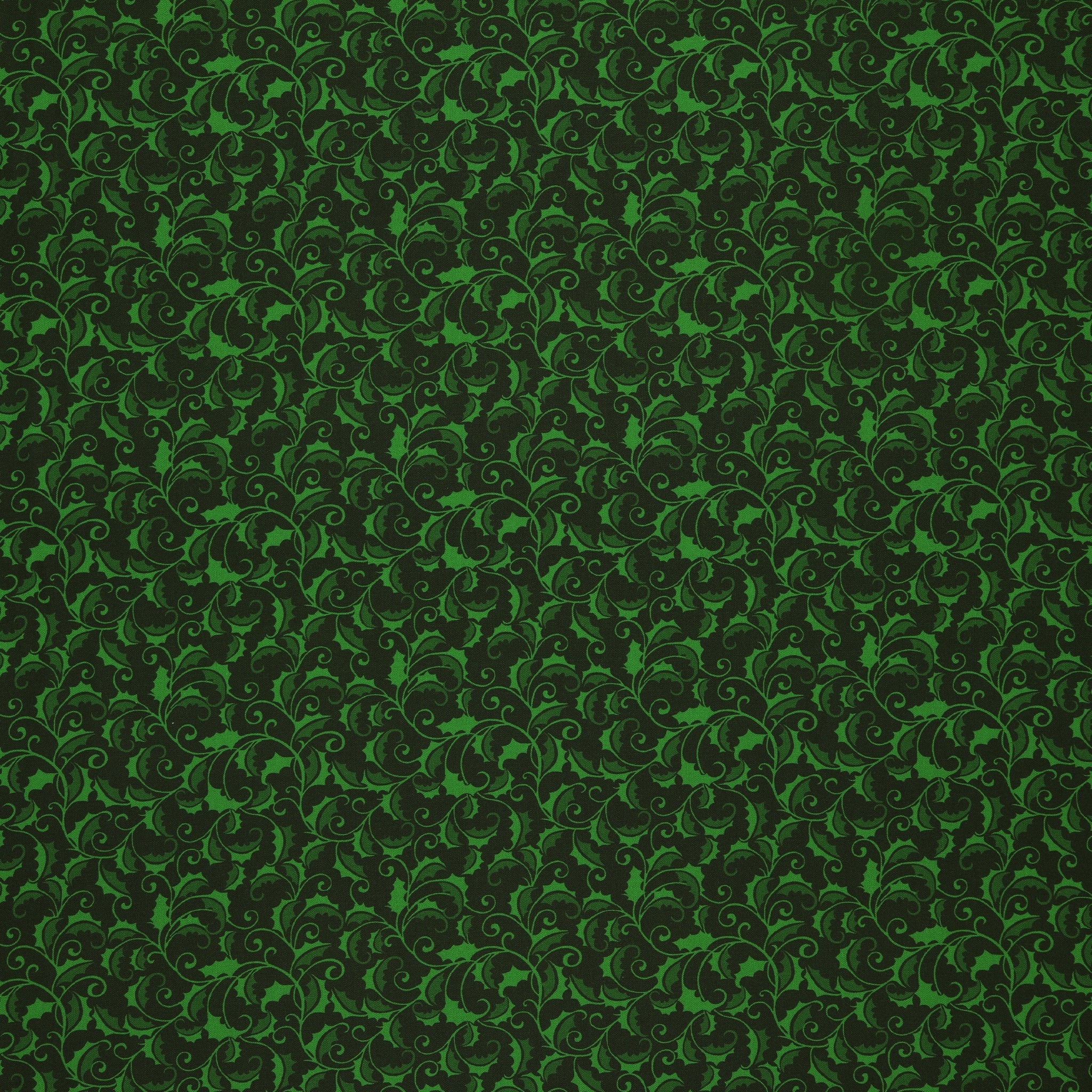 Merry Cats Fabric Collection - Merry Holly Forest