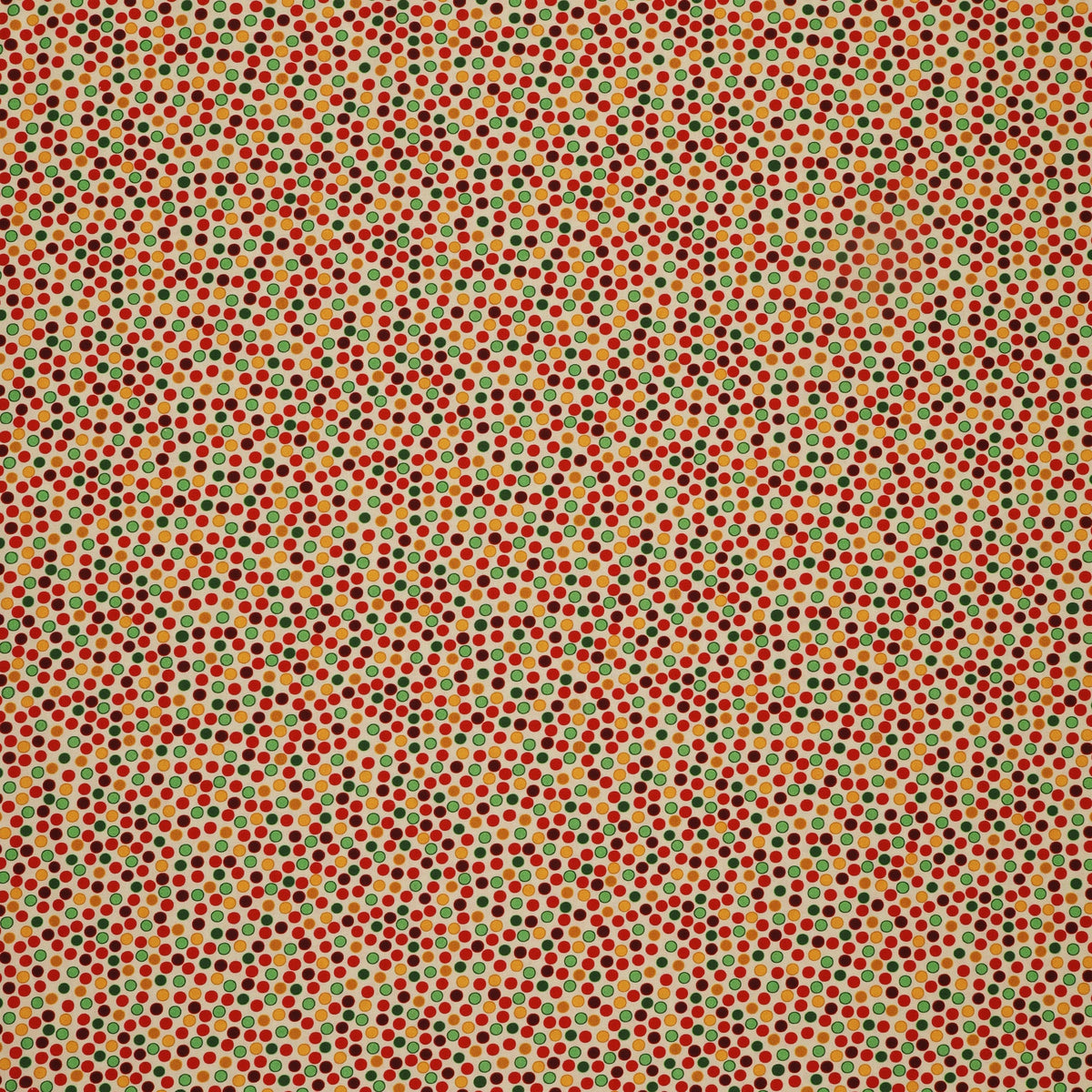 Merry Cats Fabric Collection - Joyful Dots Cream/Multi