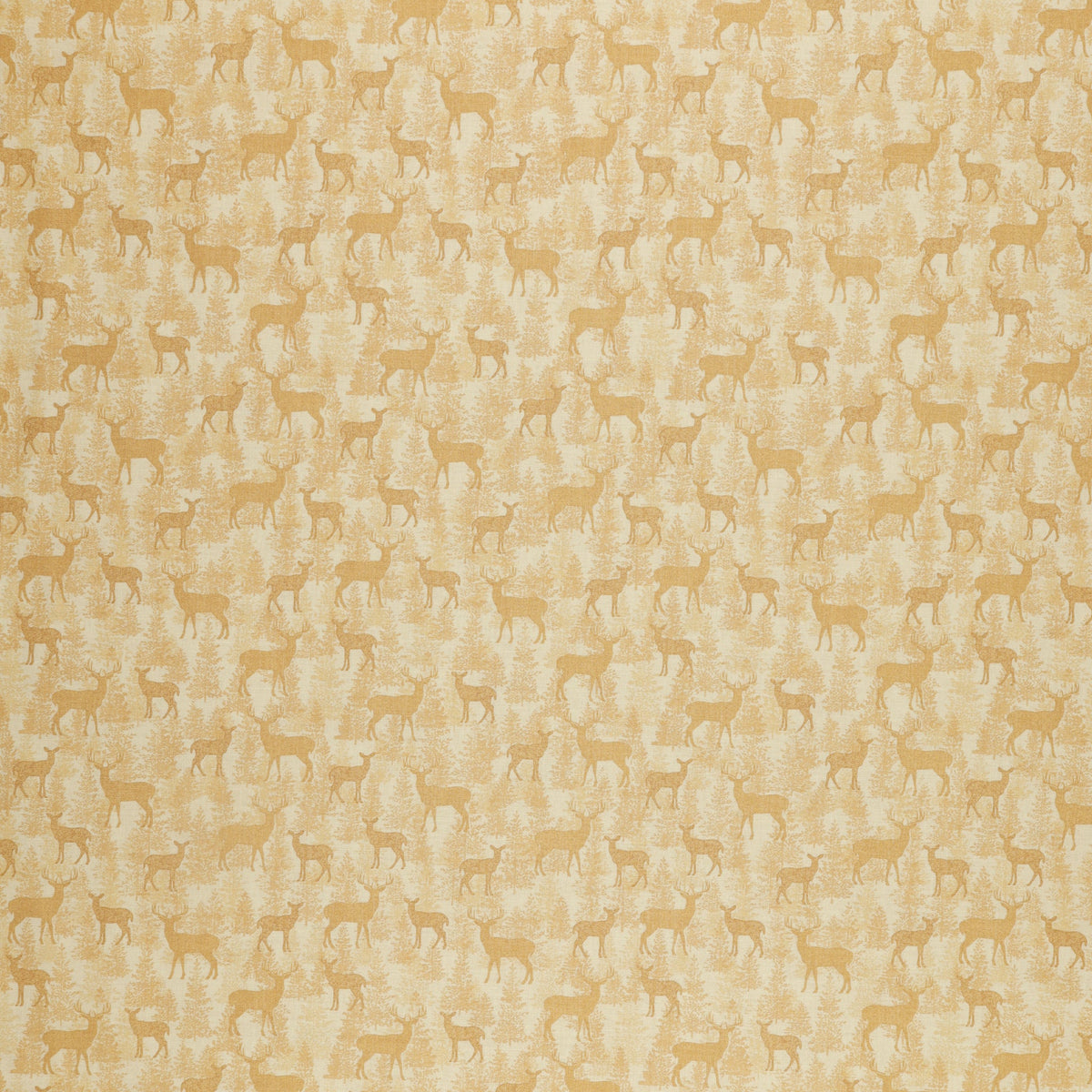 A Walk in the Forest Fabric Collection - Deer Forest Natural