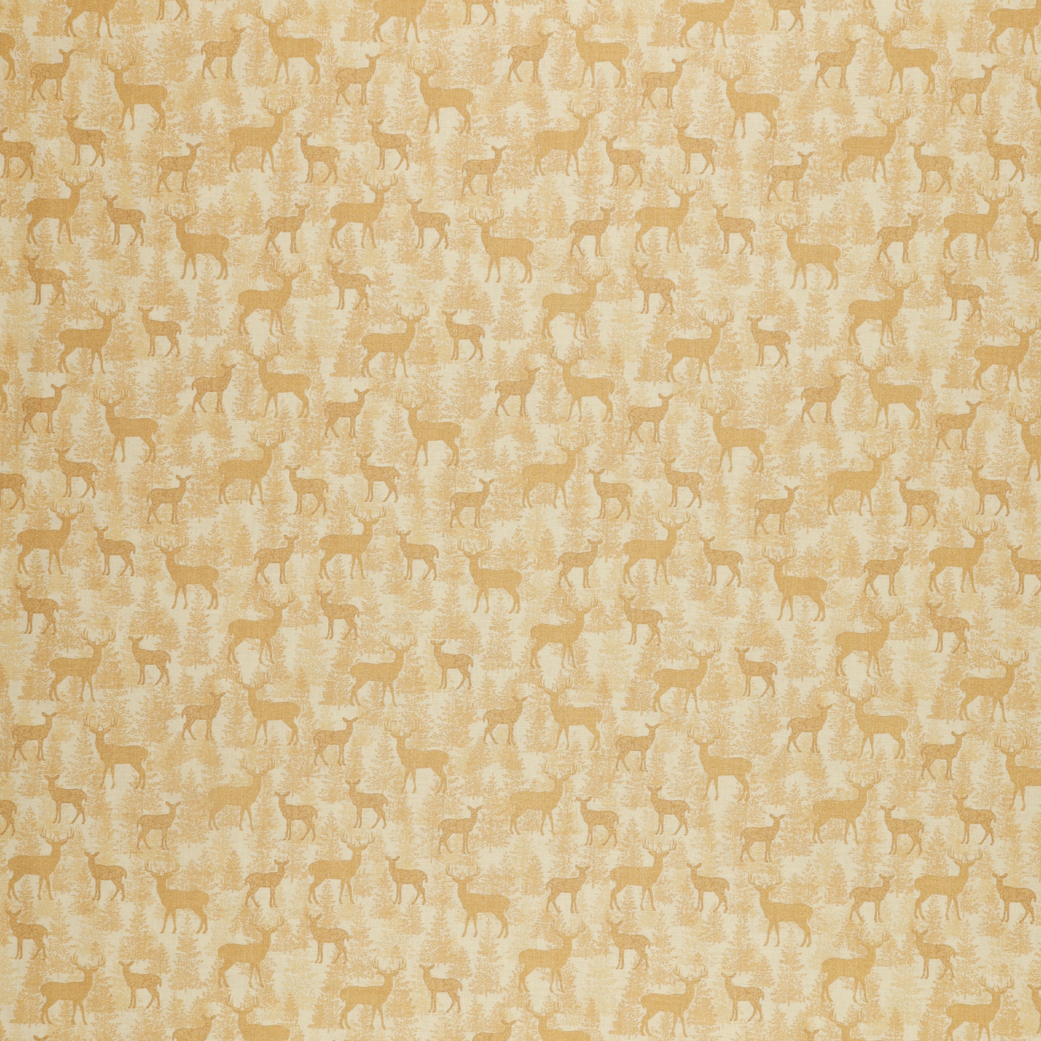 A Walk in the Forest Fabric Collection - Deer Forest Natural
