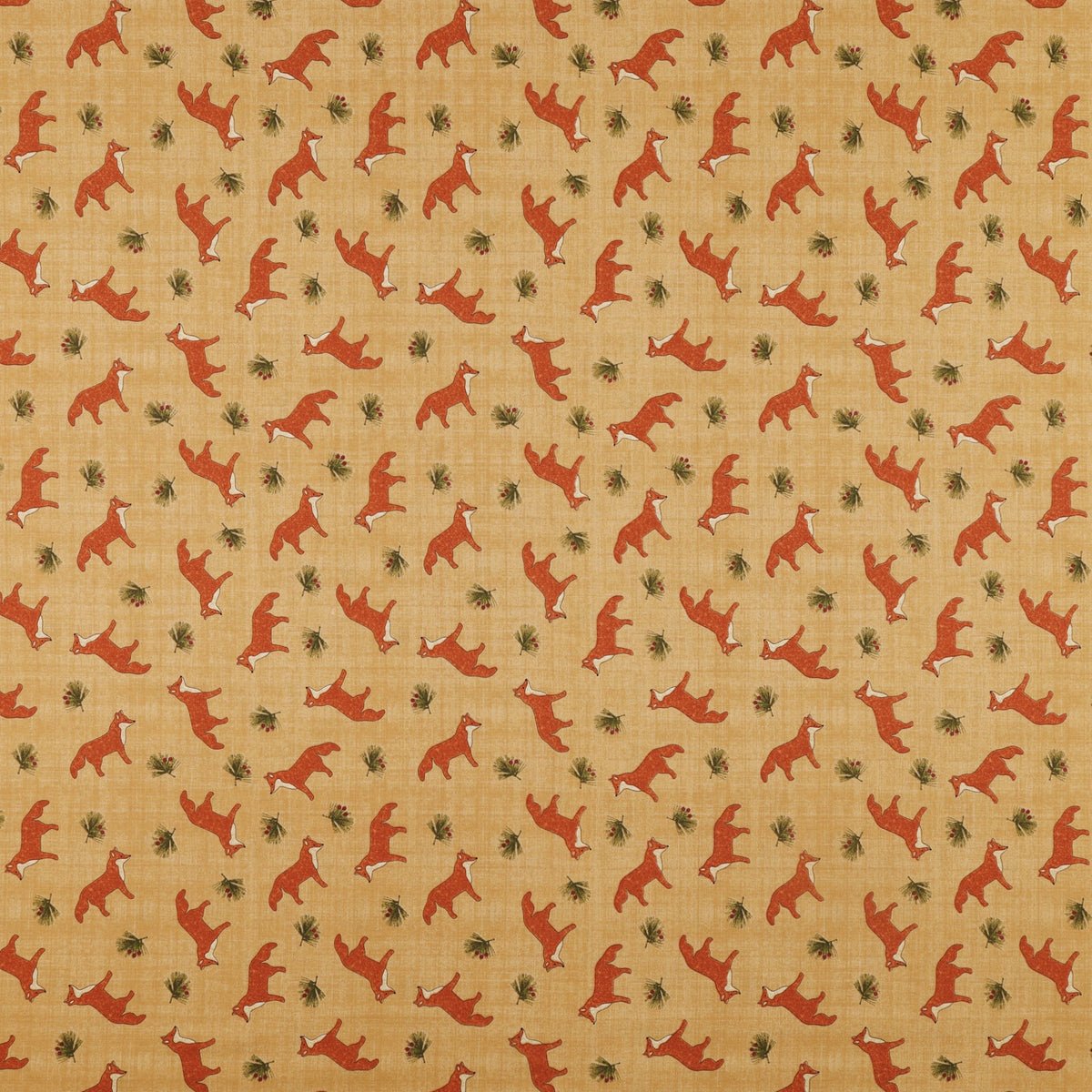 A Walk in the Forest Fabric Collection - Fox Field Tan