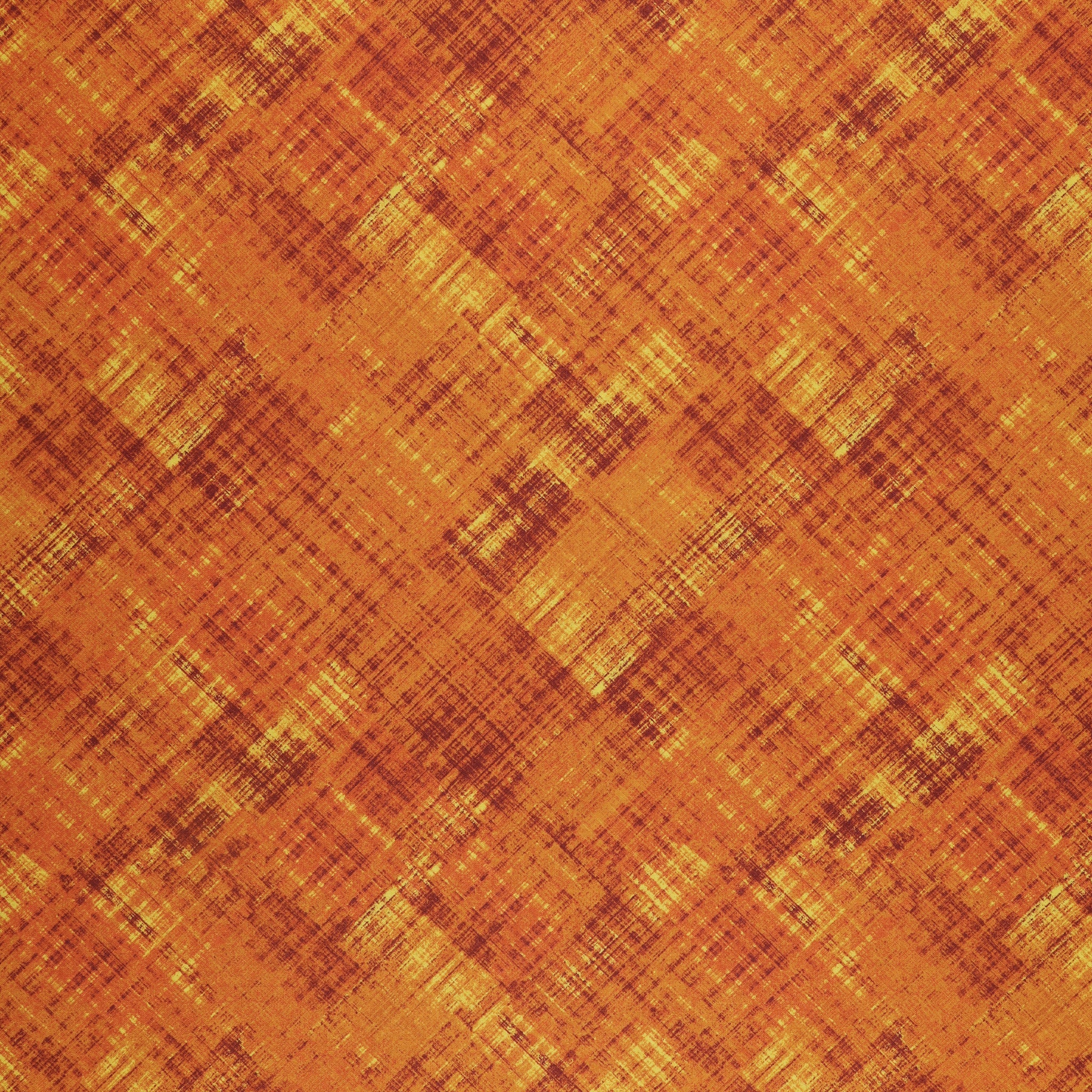 A Walk in the Forest Fabric Collection - Brushed Plaid Golden