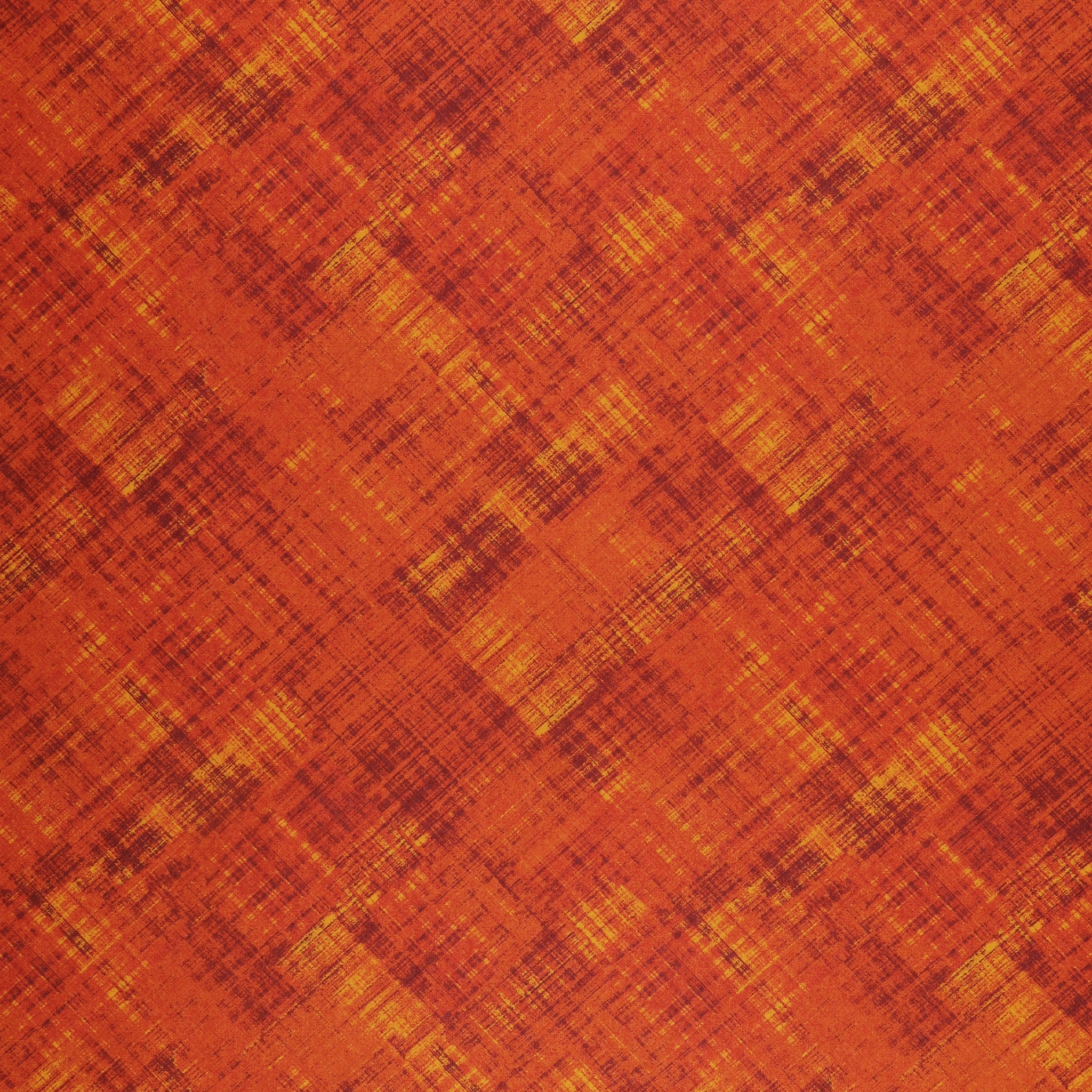 A Walk in the Forest Fabric Collection - Brushed Plaid Sunset