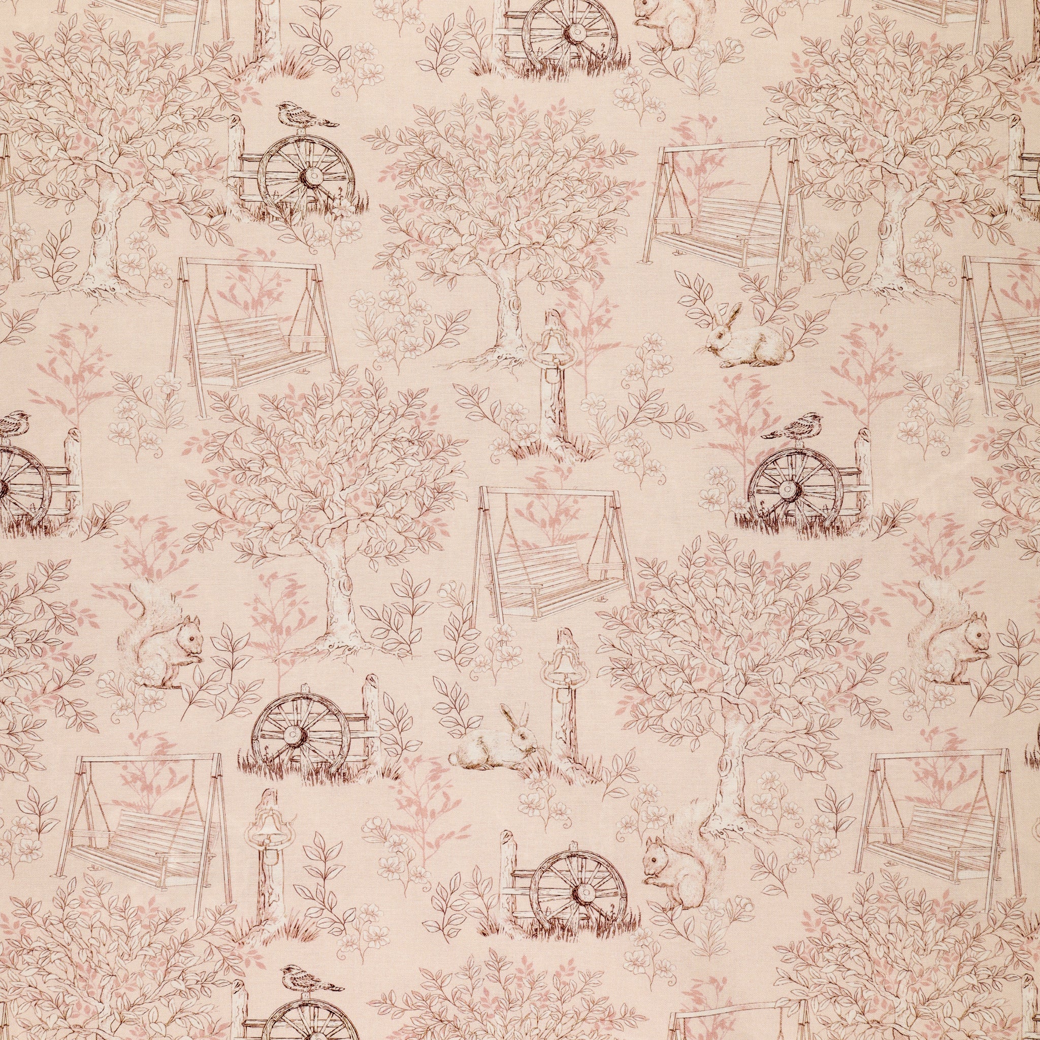 Montgomery-Mountain Charm Fabric Collection - Belle Toile Light Coraline