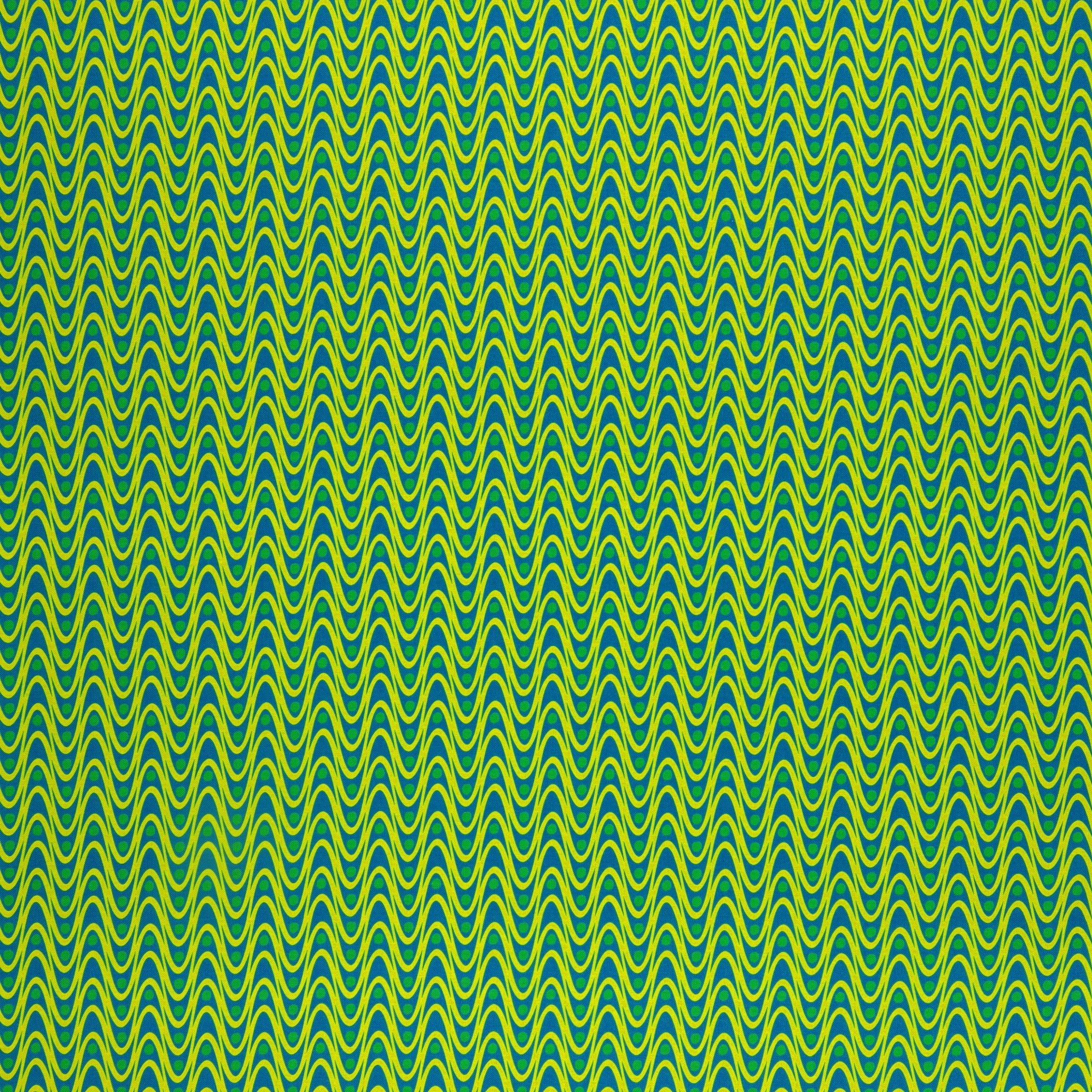 Kaleidoscope Fabric Collection - Ripple Teal/Lime