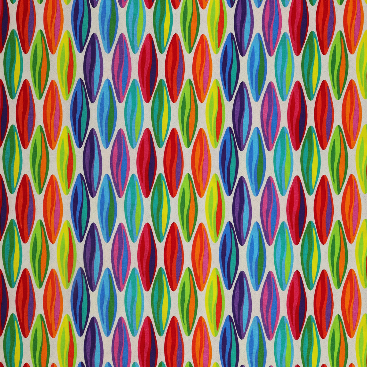 Kaleidoscope Fabric Collection - Metamorphosis White/Multi 108" Quilt Backing