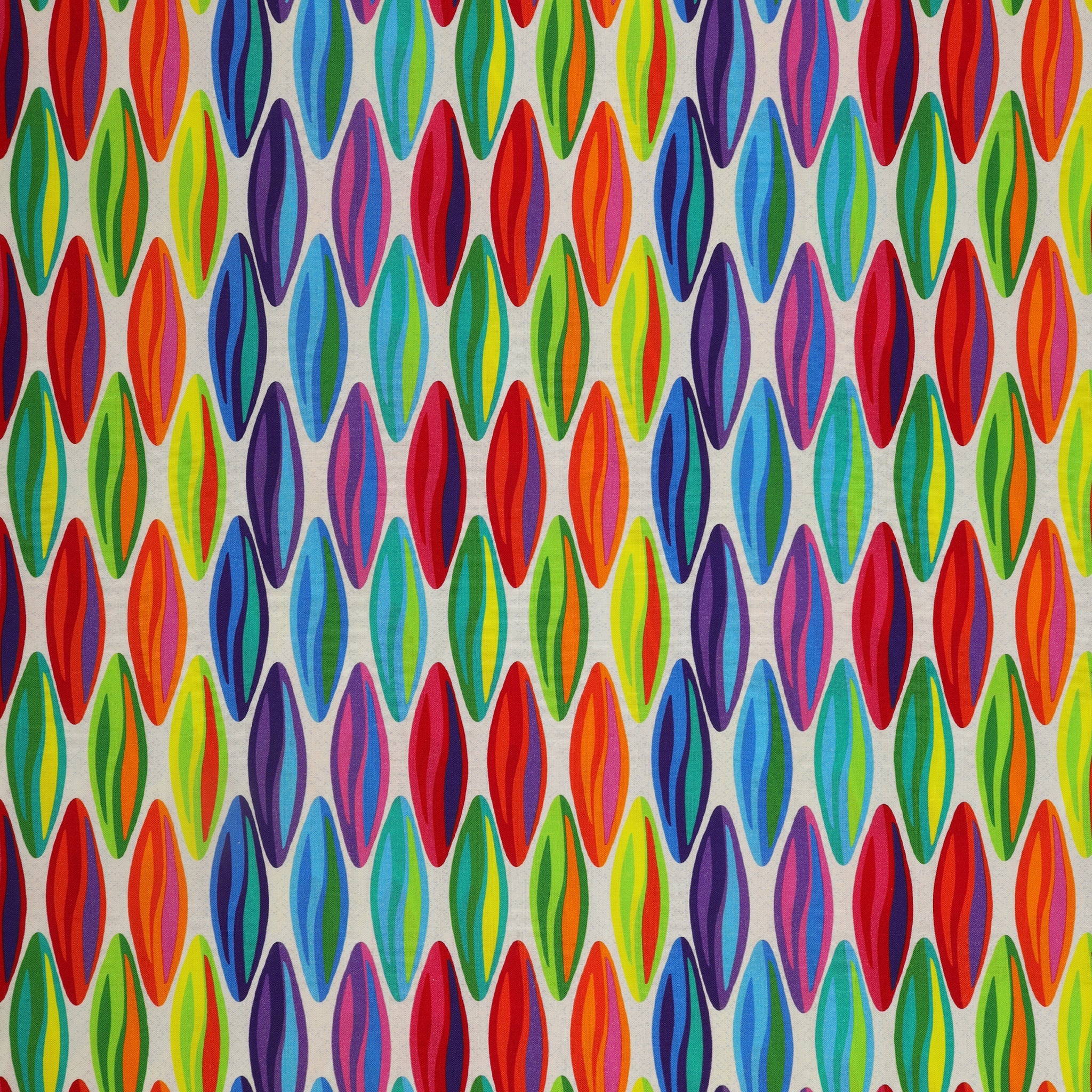 Kaleidoscope Fabric Collection - Metamorphosis White/Multi 108" Quilt Backing