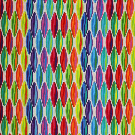 Kaleidoscope Fabric Collection - Metamorphosis White/Multi 108" Quilt Backing