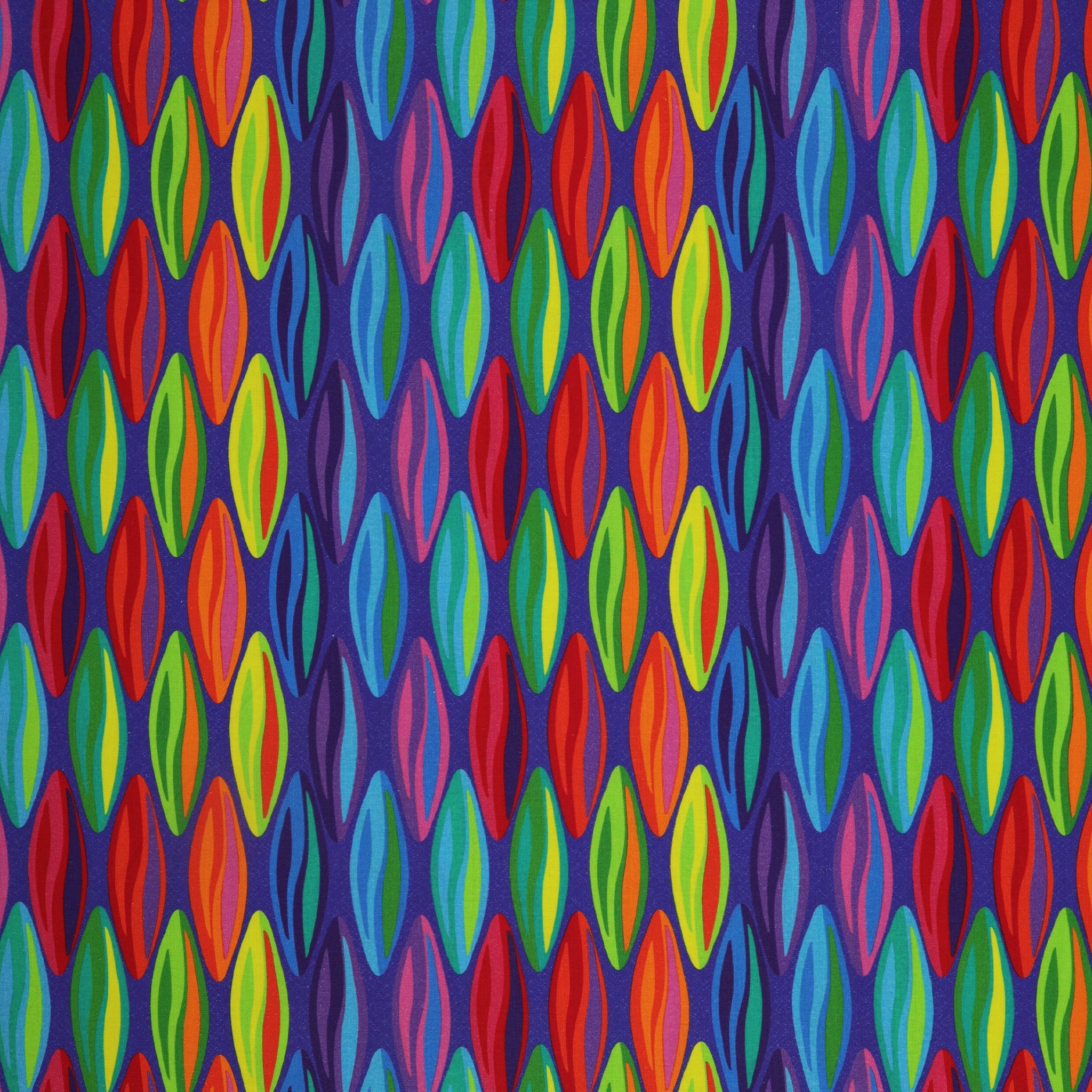 Kaleidoscope Fabric Collection - Metamorphosis Dark Blue/Multi 108" Quilt Backing