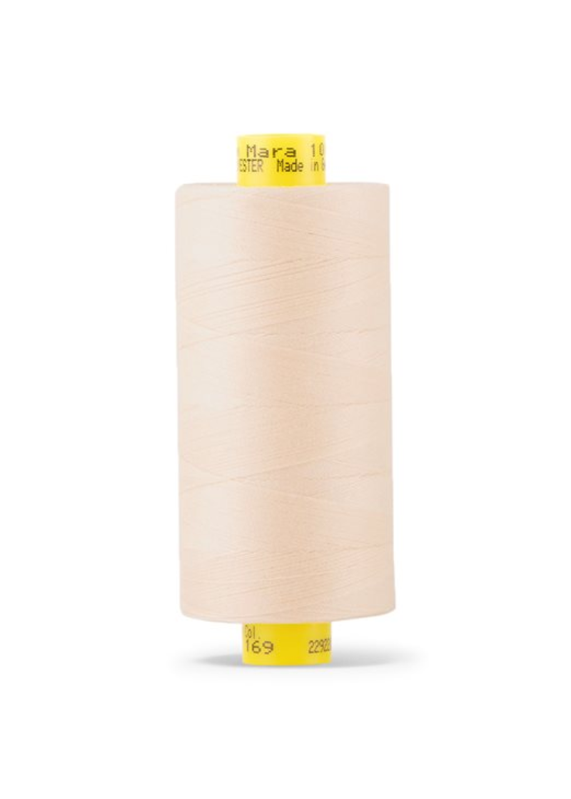 Gutermann Mara 100 Poly Core Thread – Poly-Wrapped Polyester, Tex 30, 1,093 Yards