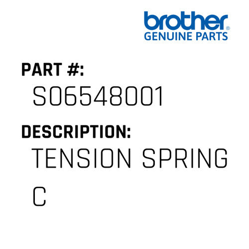 Tension Spring C - Brother #S06548001