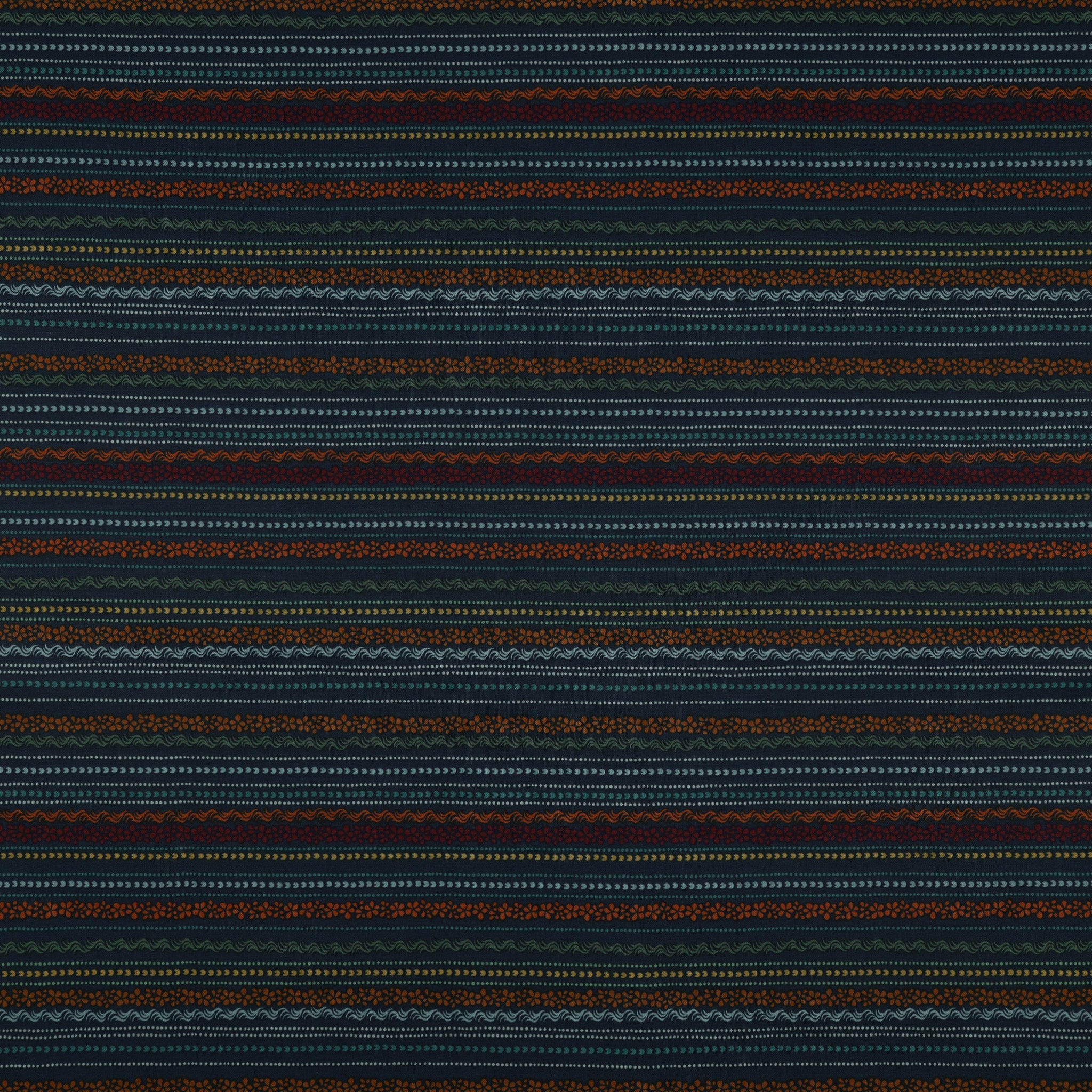 Blue Mill Fabric Collection - Wood Beams Navy