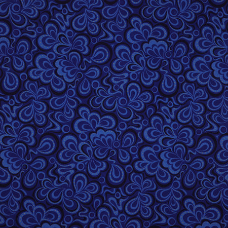 Moonlight Serenade 108" Wide Quilt Backing - Serenade Stream Moonlight