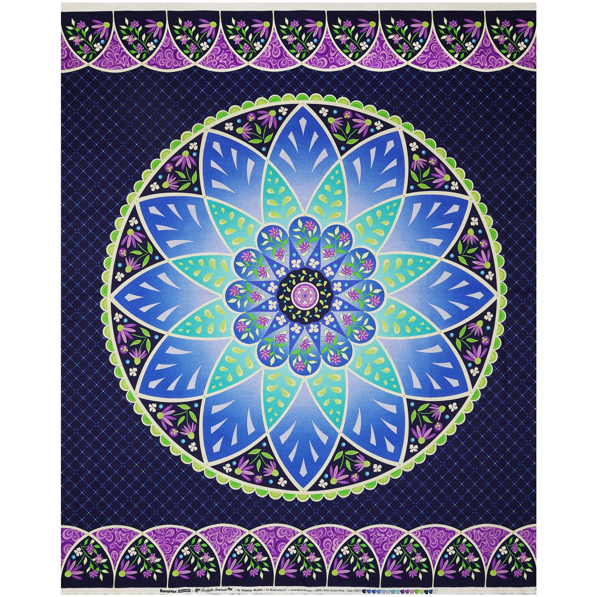 Twilight Serenade Fabric Collection - Blossom Panel Multi
