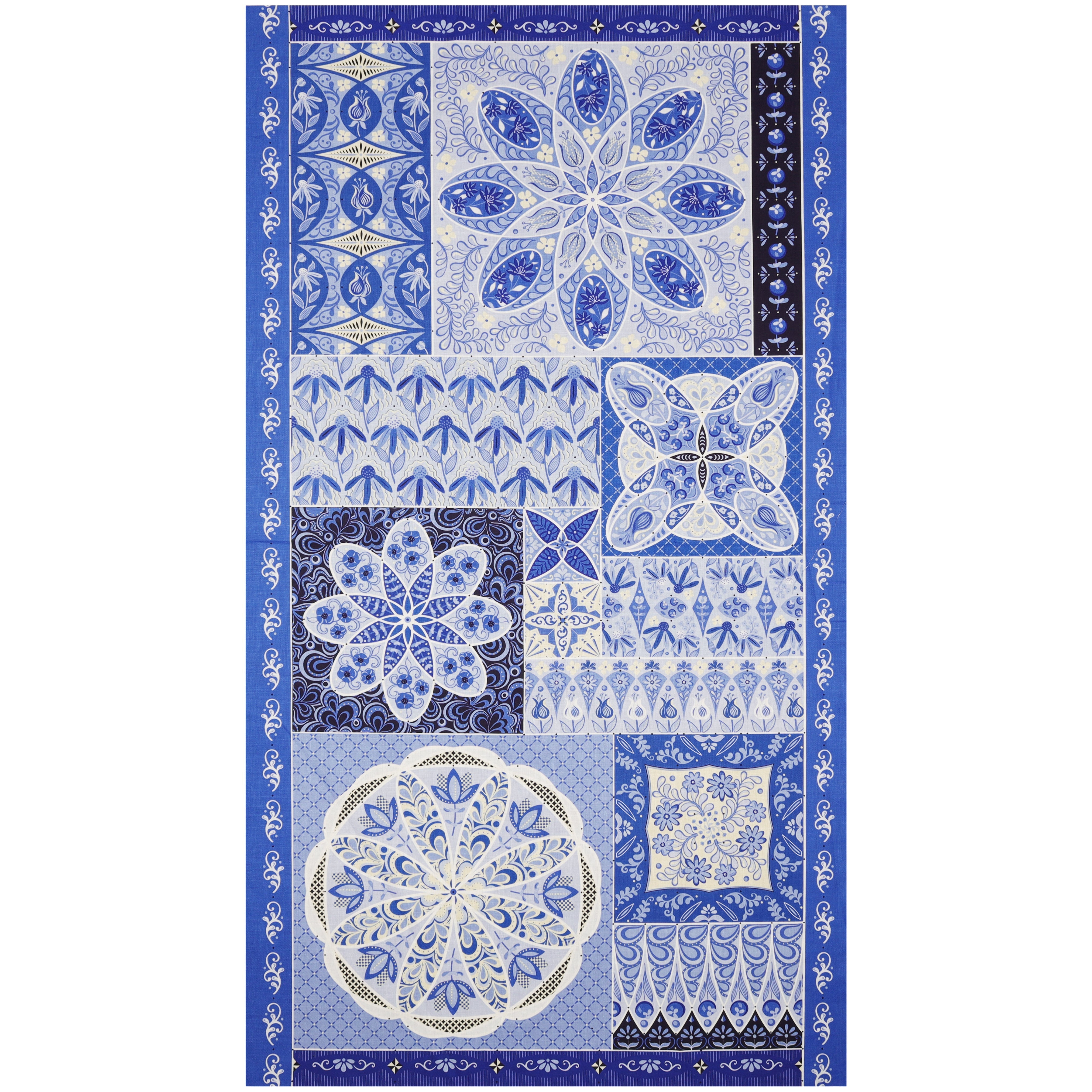 Moonlight Serenade Fabric Collection - Ruler Panel Moonlight