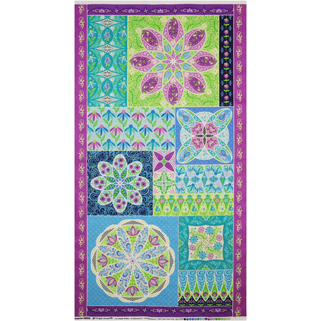 Twilight Serenade Fabric Collection - Ruler Panel Multi