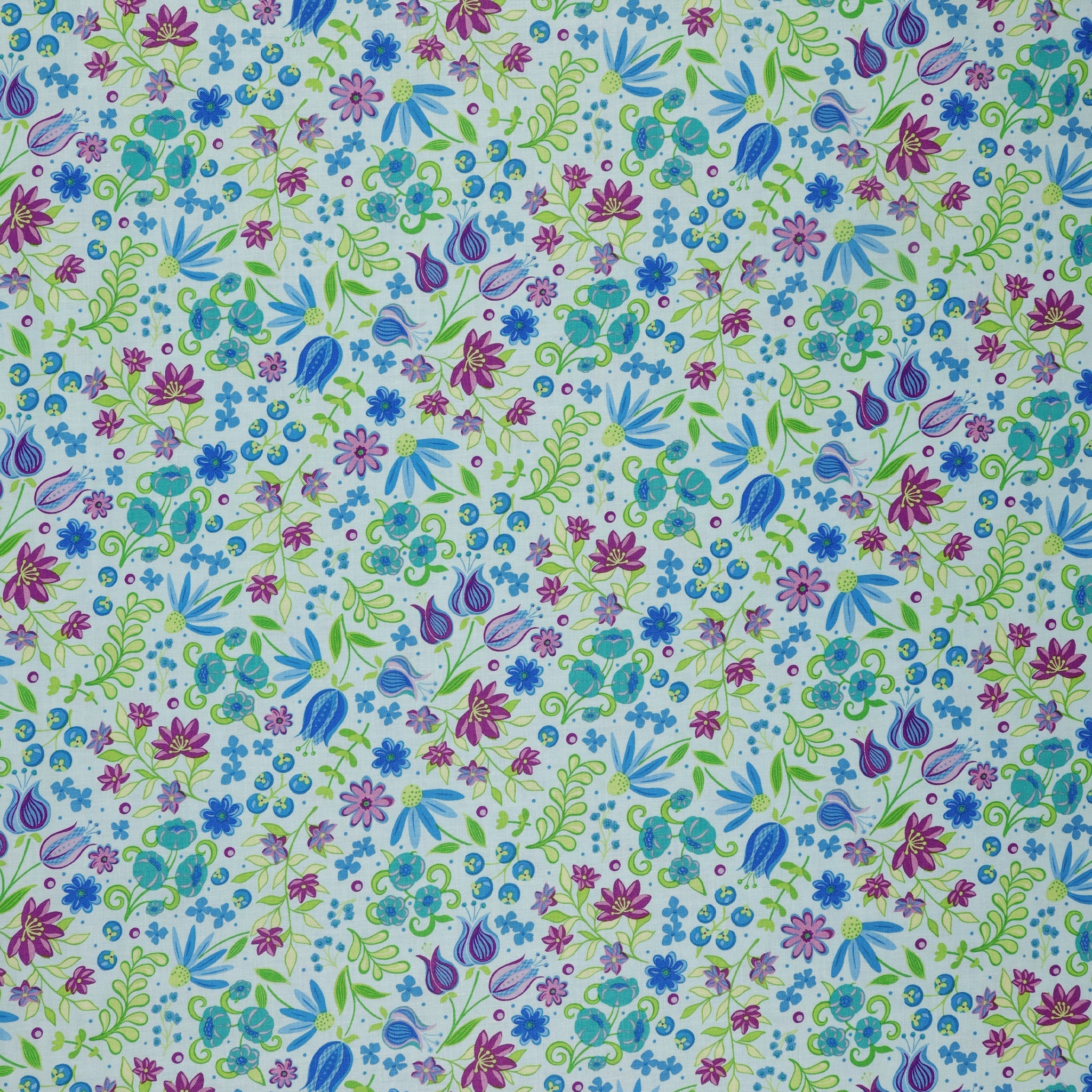 Twilight Serenade Fabric Collection - Cutting Garden Powder Blue