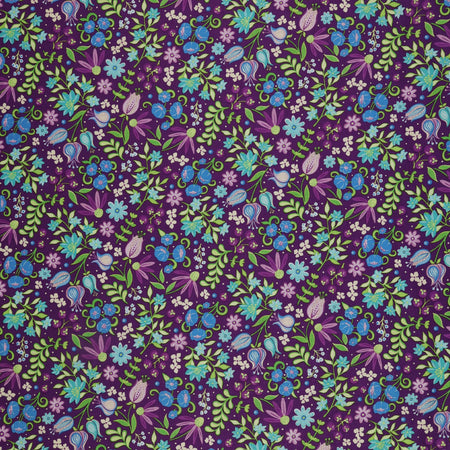Twilight Serenade Fabric Collection - Cutting Garden Plum
