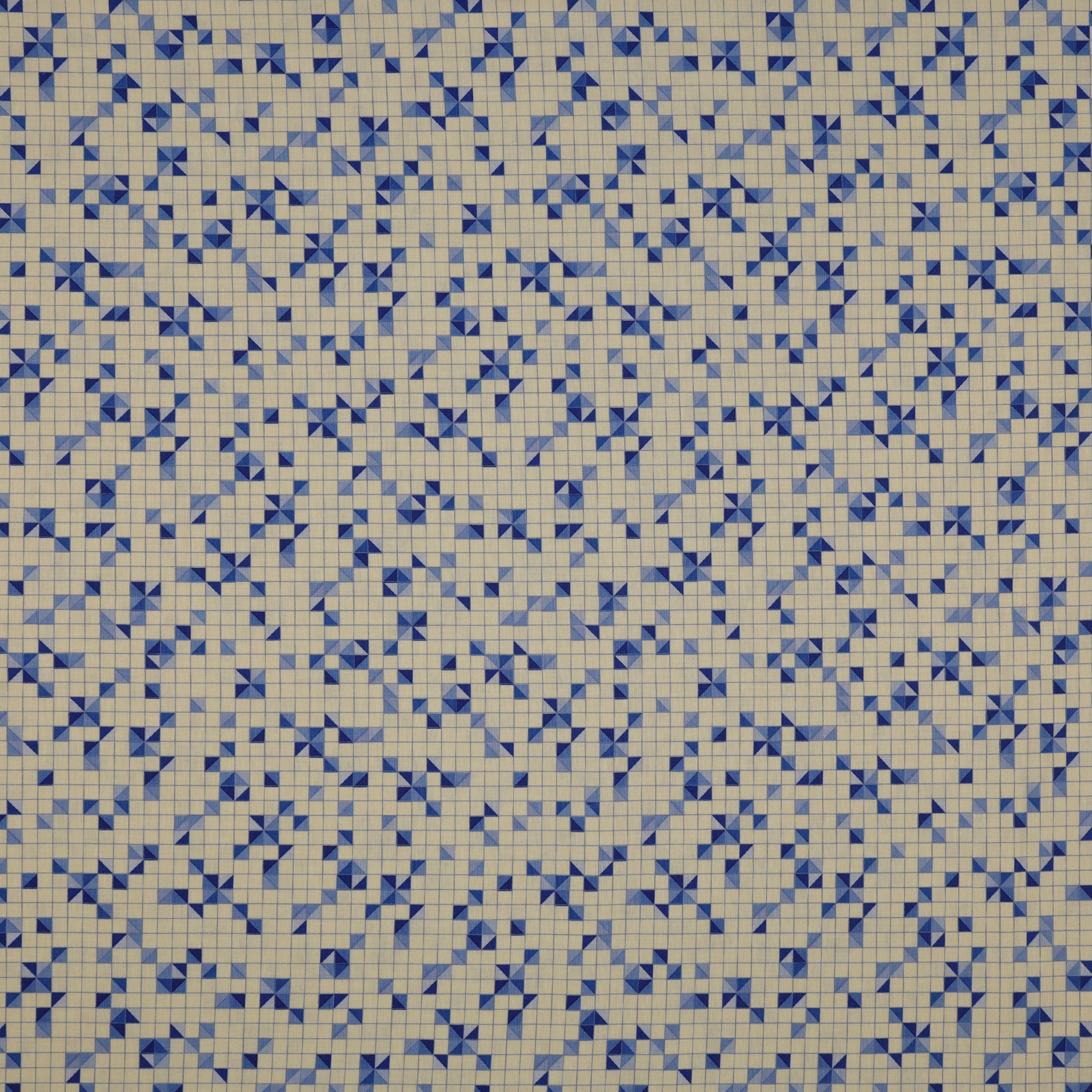 Moonlight Serenade Fabric Collection - Modern Triangles Sky