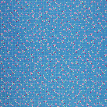 Twilight Serenade Fabric Collection - Modern Triangles Peri