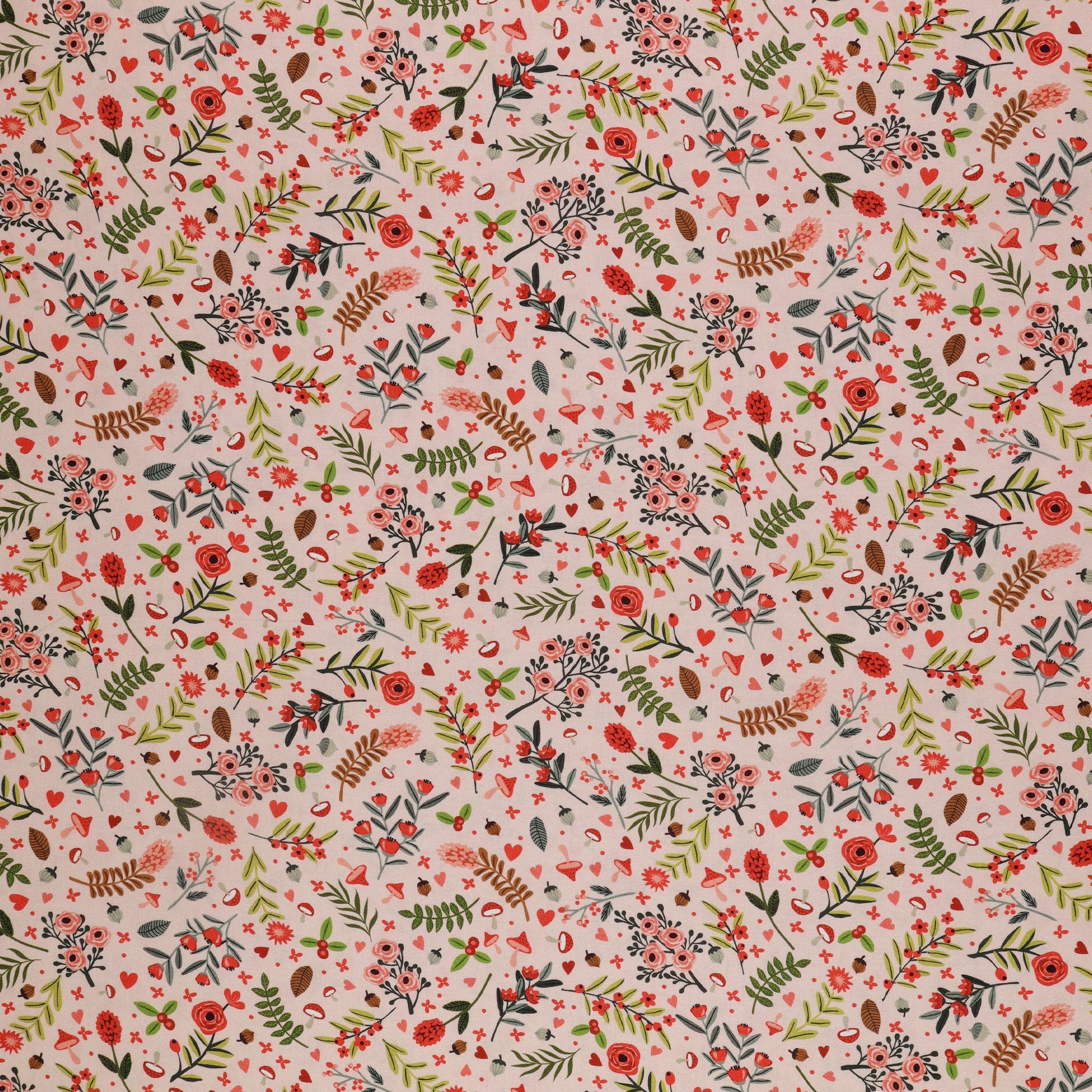 So Charming Fabric Collection - Meadow Picnic Pink