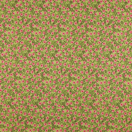 So Charming Fabric Collection - Wildflowers Moss