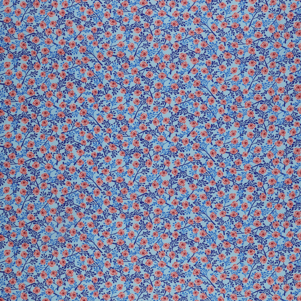 So Charming Fabric Collection - Wildflowers Blue
