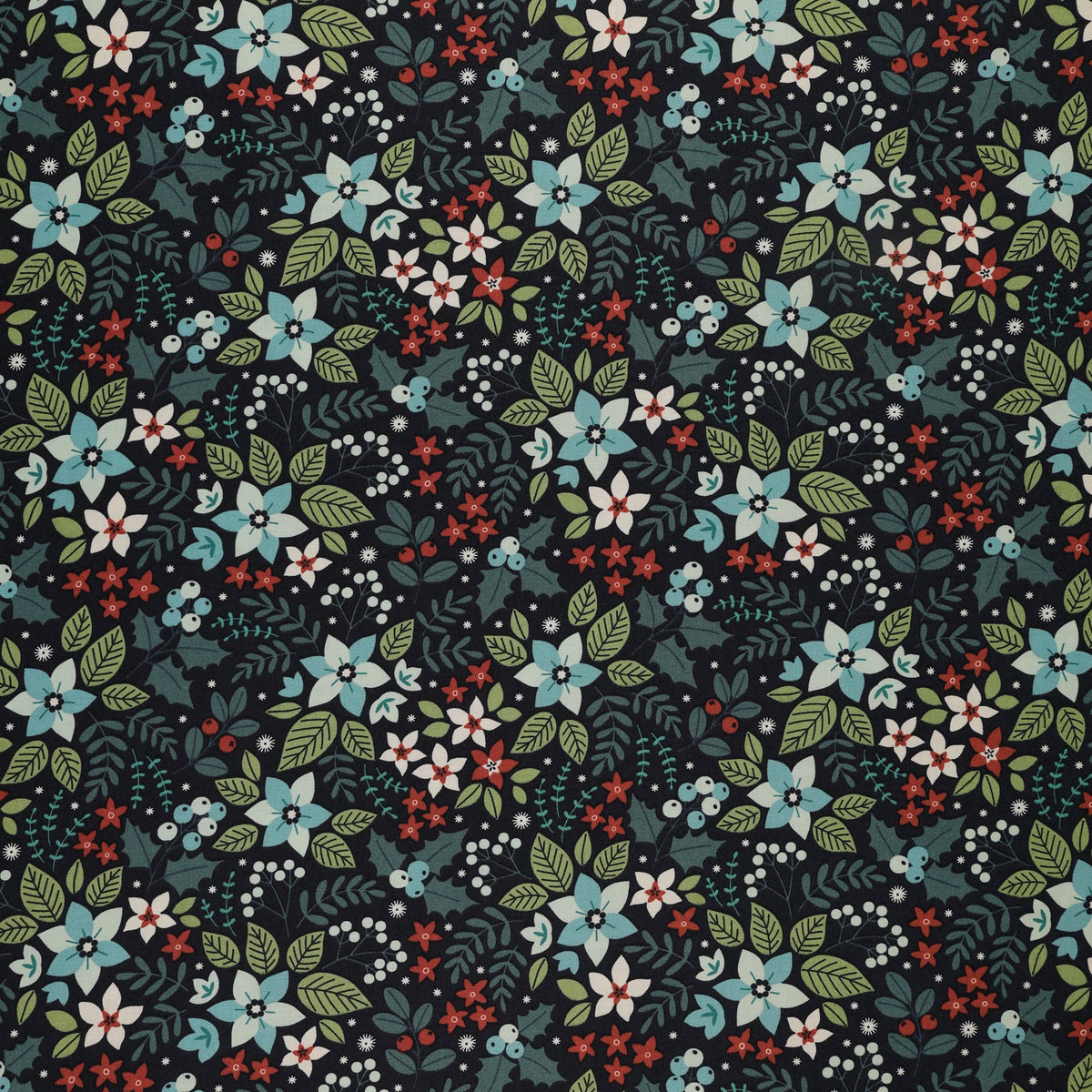 Holly & Hearth Fabric Collection - Yule Midnight
