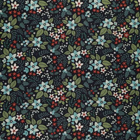 Holly & Hearth Fabric Collection - Yule Midnight