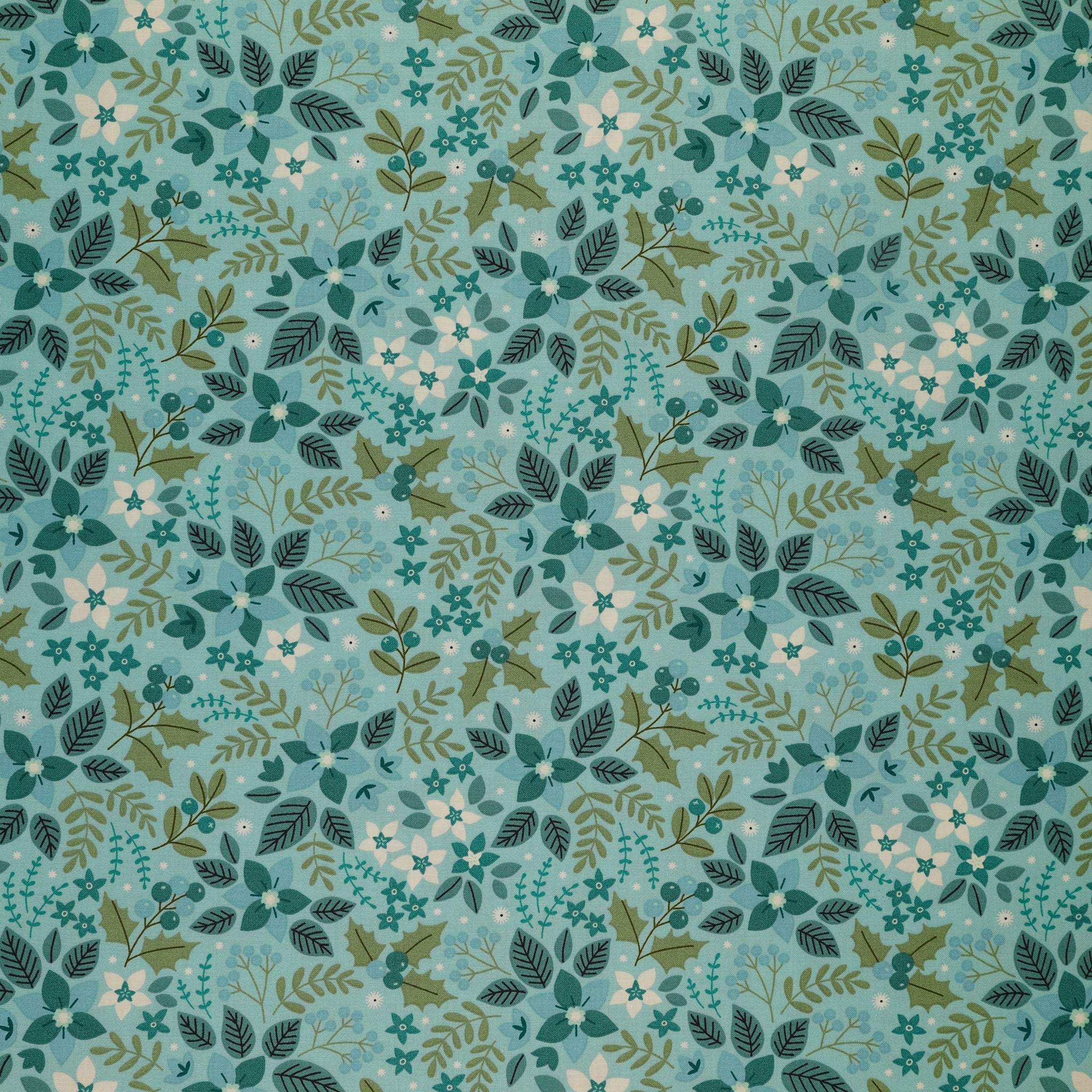 Holly & Hearth Fabric Collection - Yule Frost