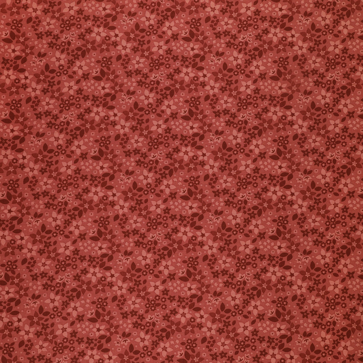 Holly & Hearth Fabric Collection - Star Flowers Spiced Cider