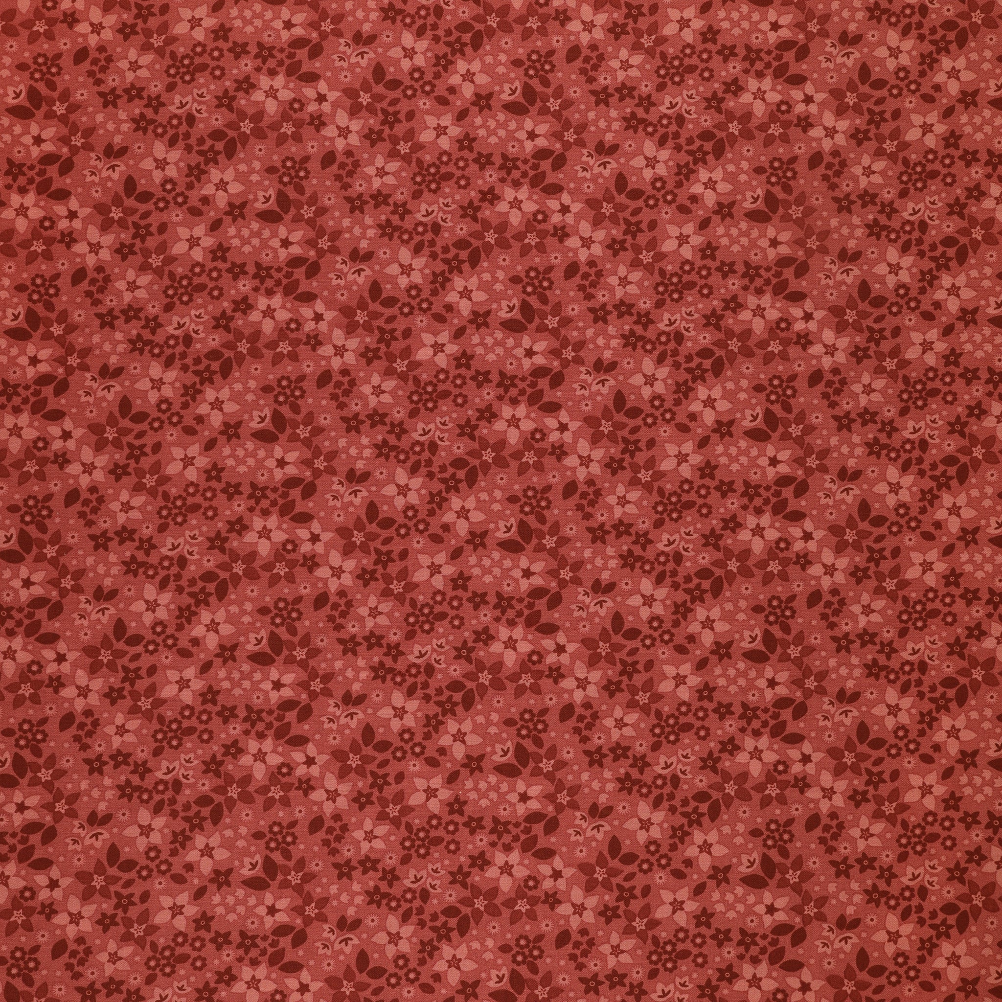 Holly & Hearth Fabric Collection - Star Flowers Spiced Cider
