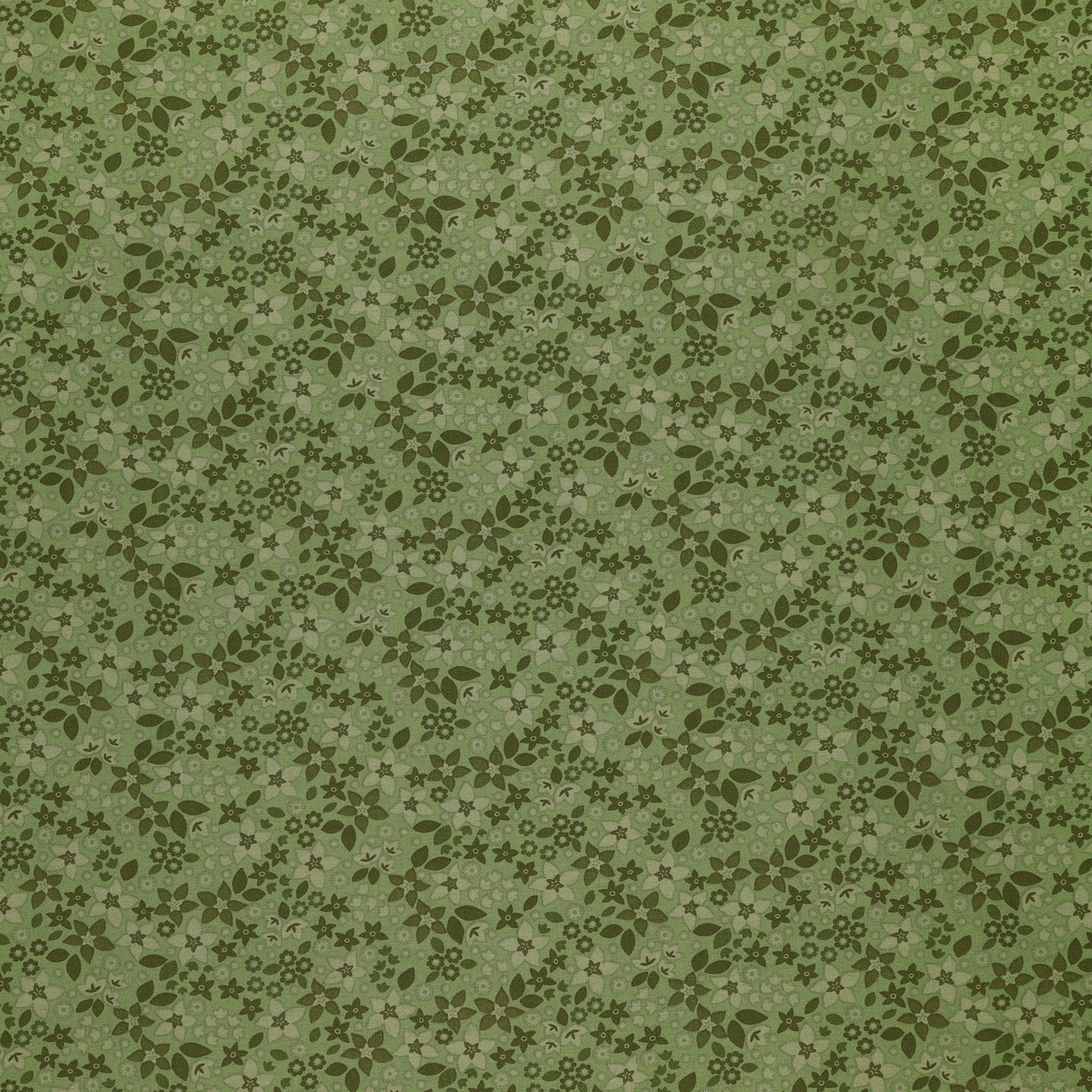 Holly & Hearth Fabric Collection - Star Flowers Evergreen