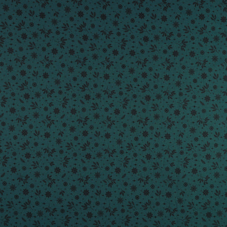 Holly & Hearth Fabric Collection - Flurries Teal