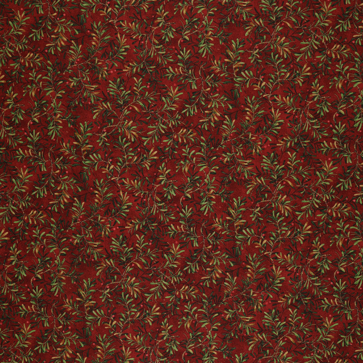 12 Days of Christmas Fabric Collection - Pine Boughs Red