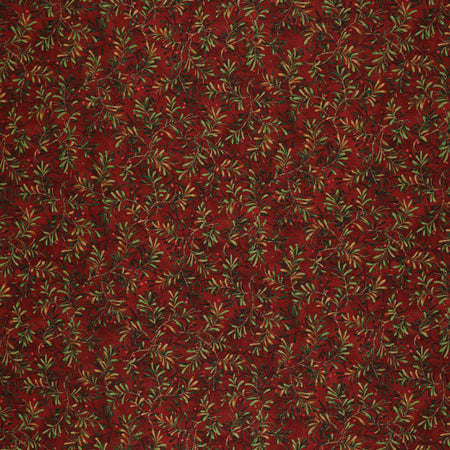 12 Days of Christmas Fabric Collection - Pine Boughs Red