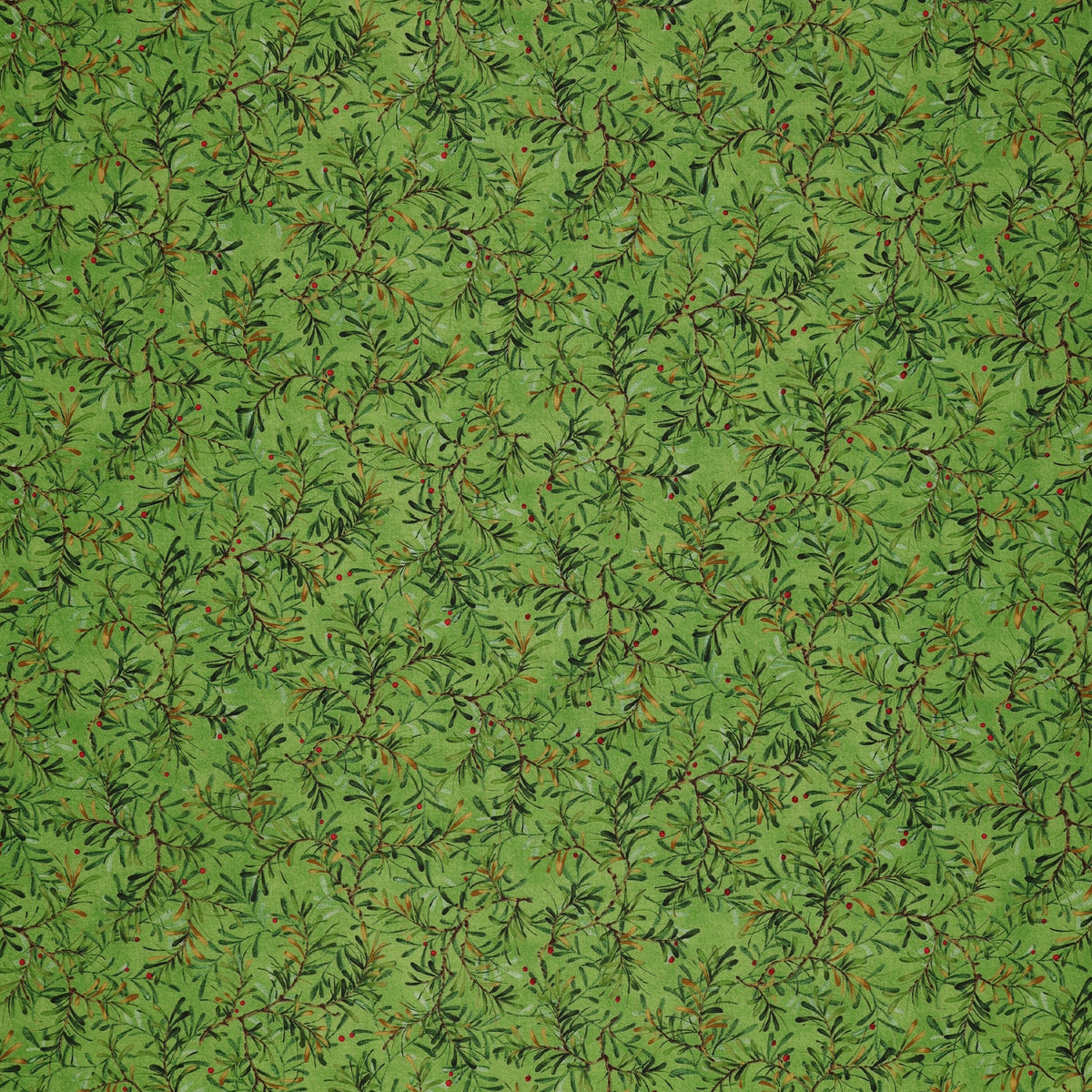 12 Days of Christmas Fabric Collection - Pine Boughs Moss