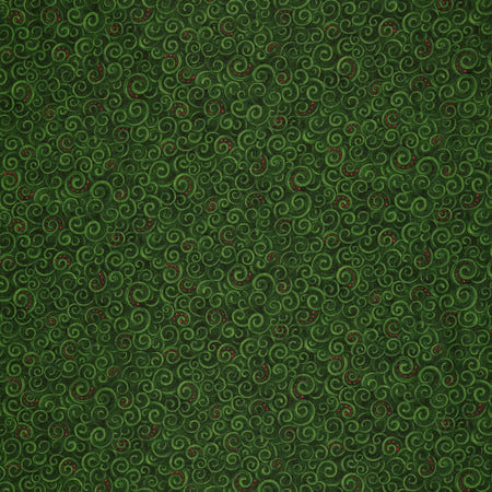 12 Days of Christmas Fabric Collection - Motion Green