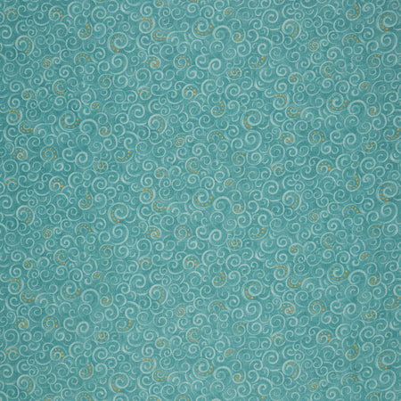 12 Days of Christmas Fabric Collection - Motion Teal