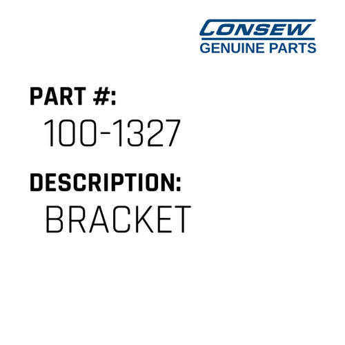 Bracket - Consew #100-1327