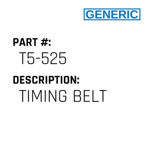 Timing Belt - Generic #T5-525